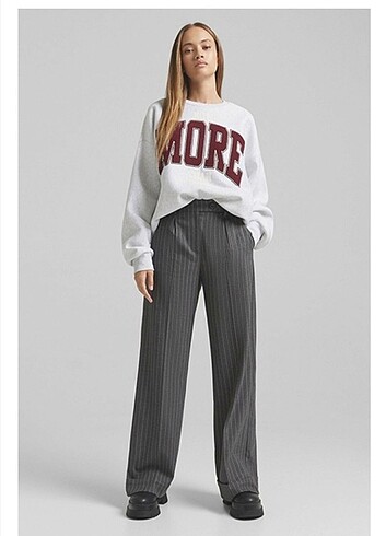Bershka wide leg pantolon