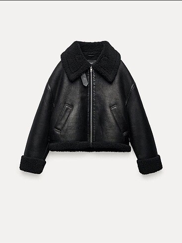 Zara kısa biker mont