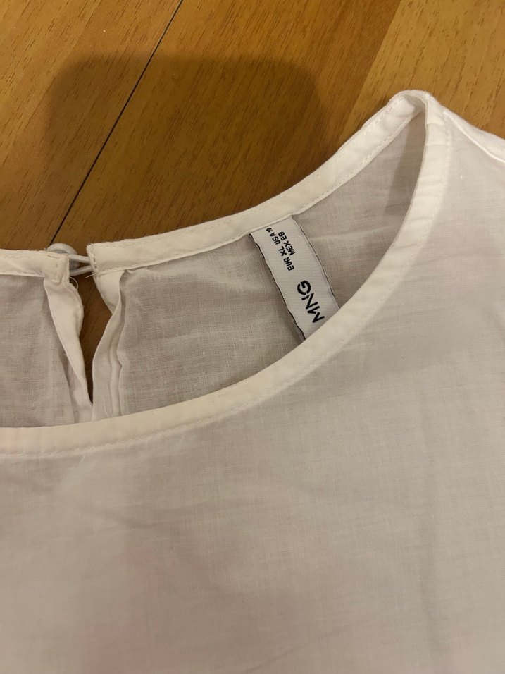 Dantel Detaylı Beyaz Keten Bohem Bluz - Görsel 2