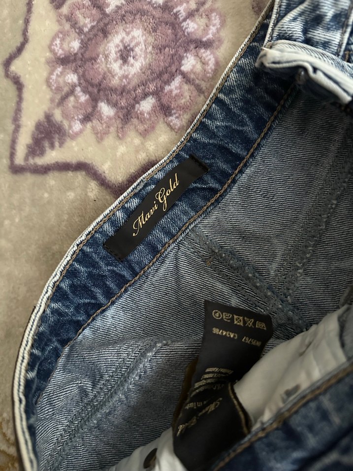 Mavi Mini Denim Şort - Görsel 4