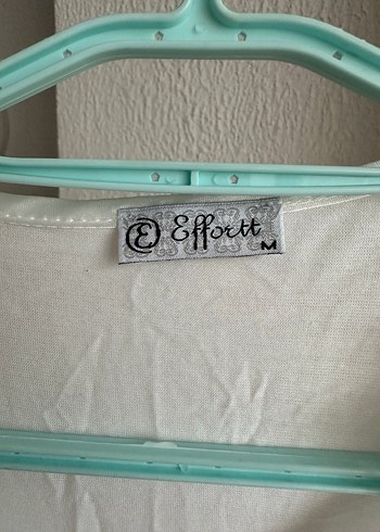 Nakış Detaylı Beyaz Hamile Gecelik - Görsel 3