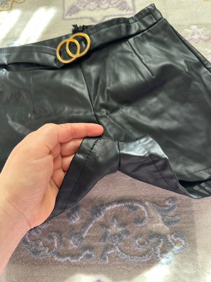 Deri şort - Görsel 3