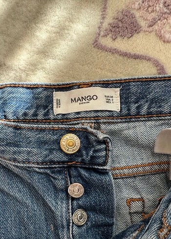 Mango jean şort - Görsel 3