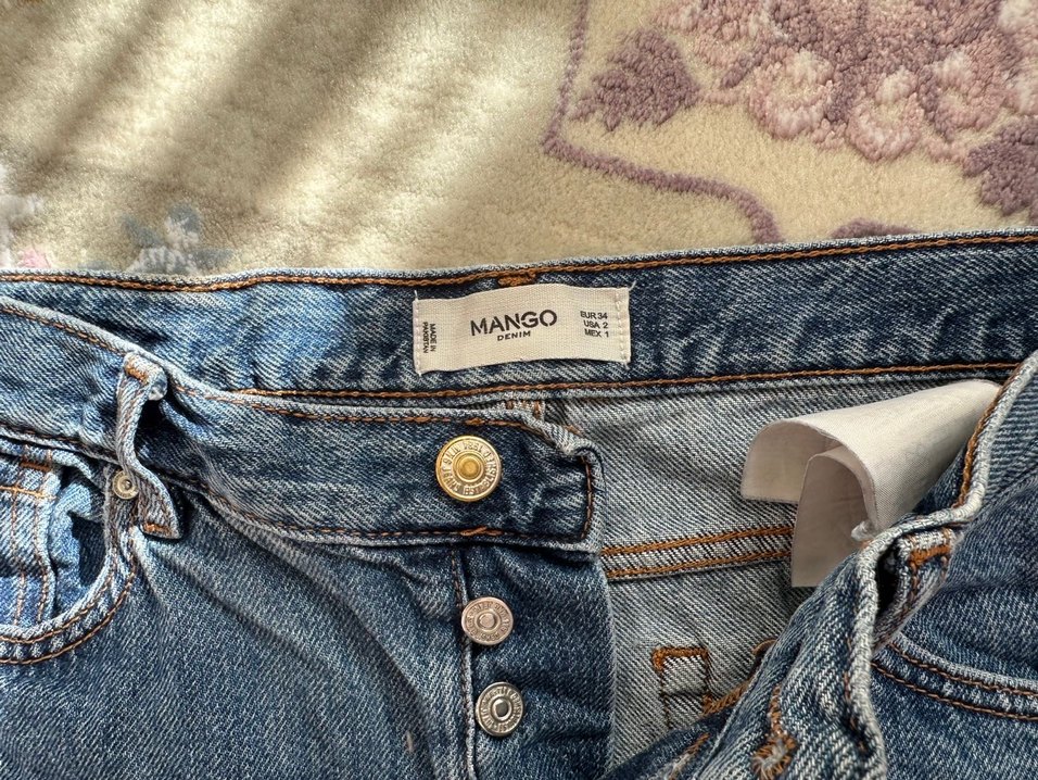 Mango jean şort - Görsel 3