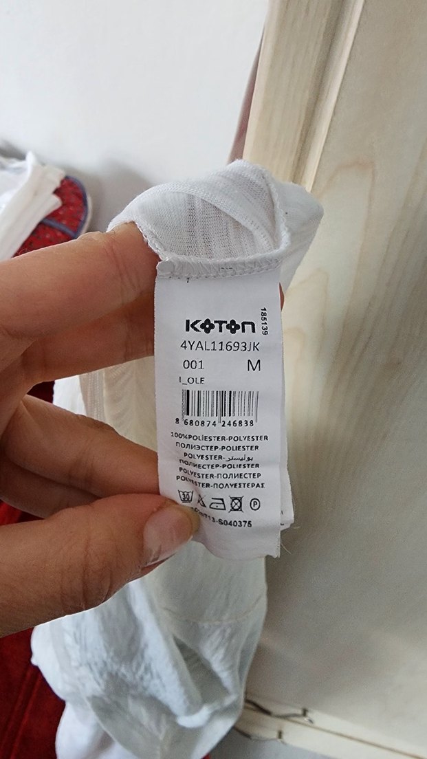 Baskılı Beyaz Hamile Tişörtü - Görsel 4