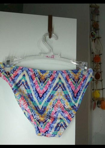 Kadın Çok Renkli Bağlamalı Bikini Altı - Görsel 2