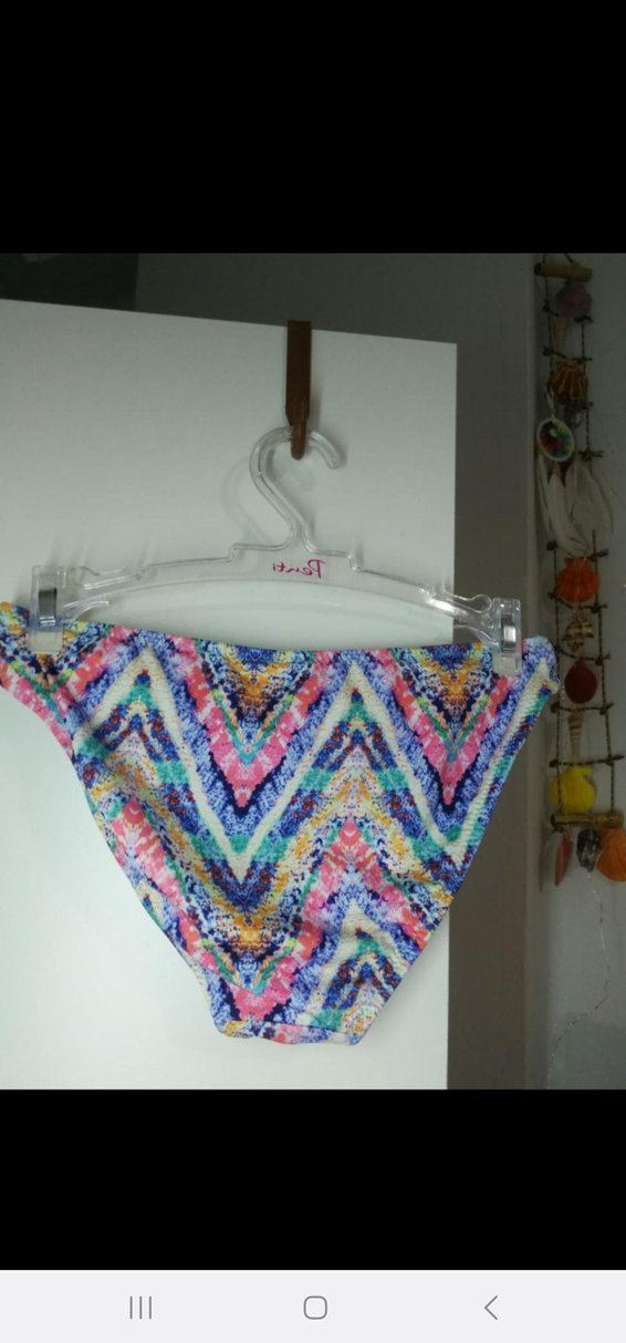 Kadın Çok Renkli Bağlamalı Bikini Altı - Görsel 2