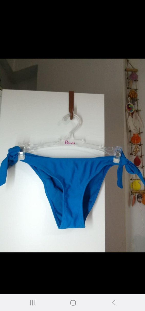 Kadın Çok Renkli Bağlamalı Bikini Altı - Görsel 3