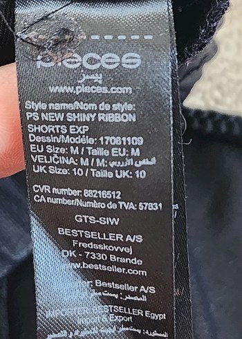 Siyah Deri dokulu Mini Şort - Görsel 6