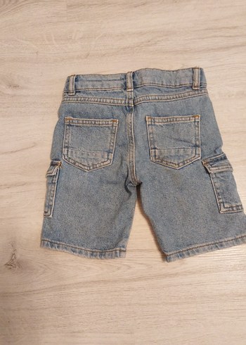 Erkek Çocuk Kot Şort Bel Detaylı - Görsel 4