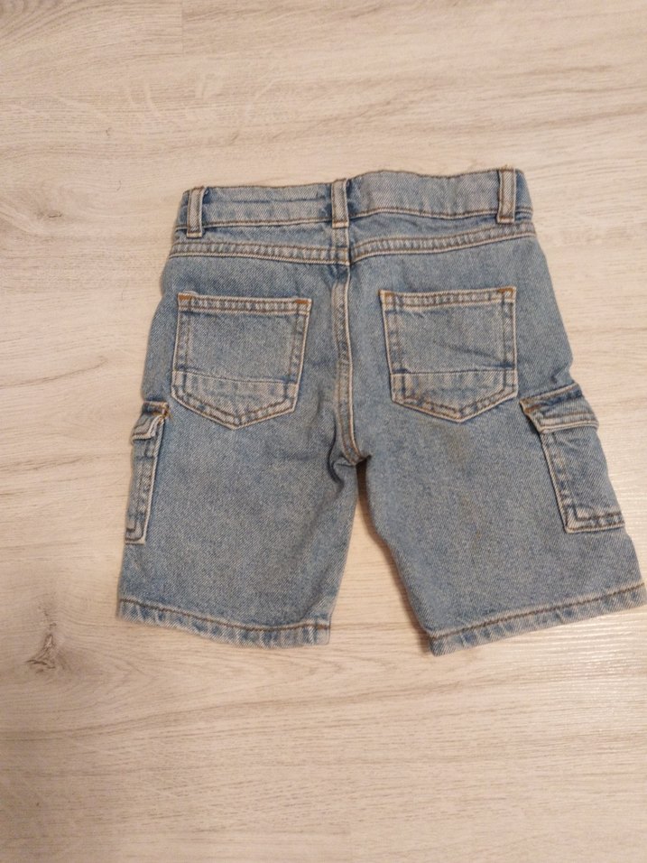 Erkek Çocuk Kot Şort Bel Detaylı - Görsel 4