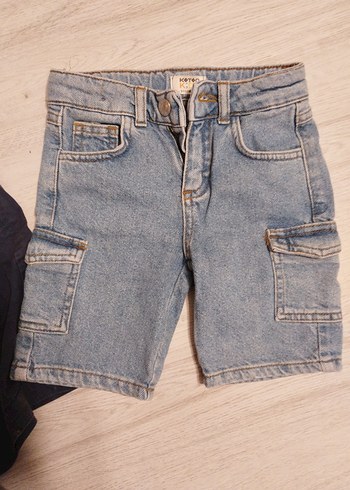 Erkek Kot Cep Detaylı Bol Kesim Şort - Görsel 4