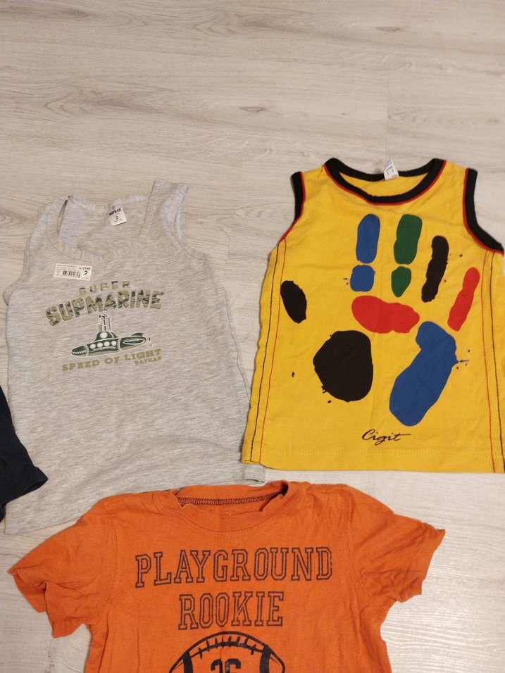 4 adet Renkli Baskılı Erkek Tişörtü, Rahat Kesim - Görsel 2