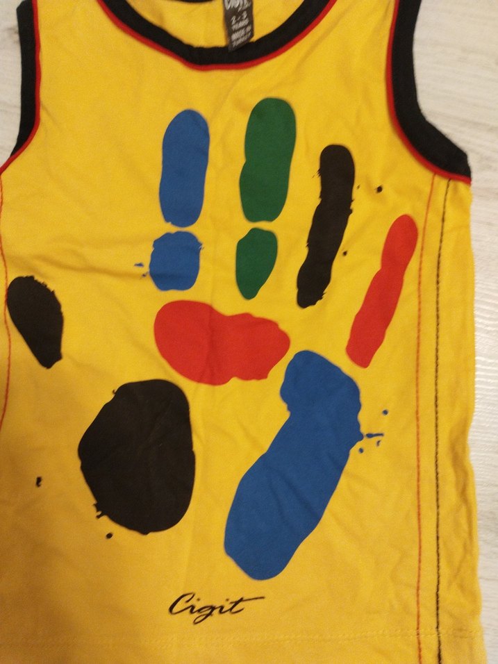 4 adet Renkli Baskılı Erkek Tişörtü, Rahat Kesim - Görsel 4