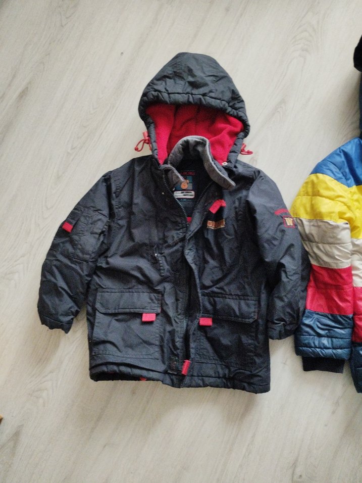 Erkek Çocuk Renkli Kapüşonlu Mont - Görsel 2