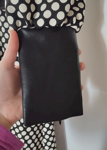 Uzun Puantiyeli Kadın trench - Görsel 5