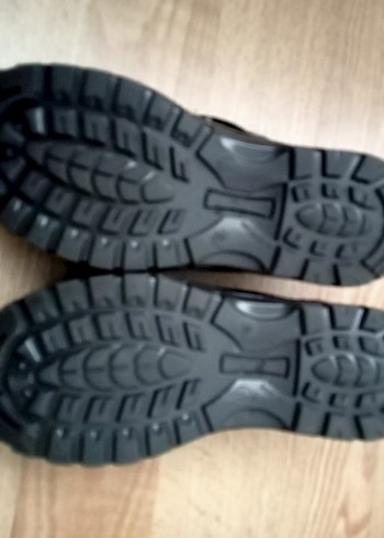 Gri Erkek Demir Outdoor Ayakkabısı Cırt Cırtlı - Görsel 2