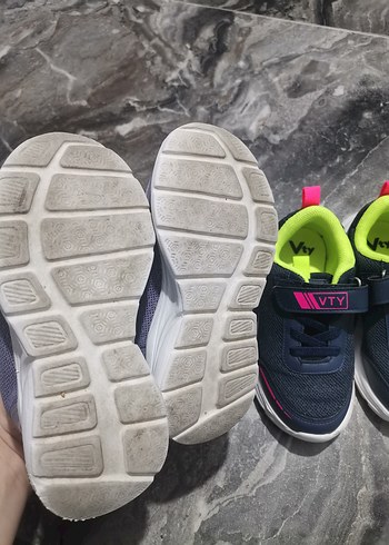 Renkli Çocuk Spor Ayakkabısı Velcro - Görsel 6