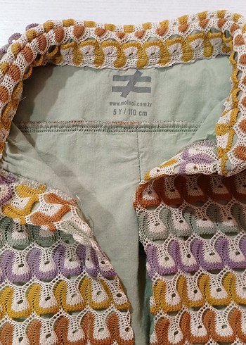 MOİ NOİ Marka 5 Yaş Dantelli Gömlek - Görsel 3