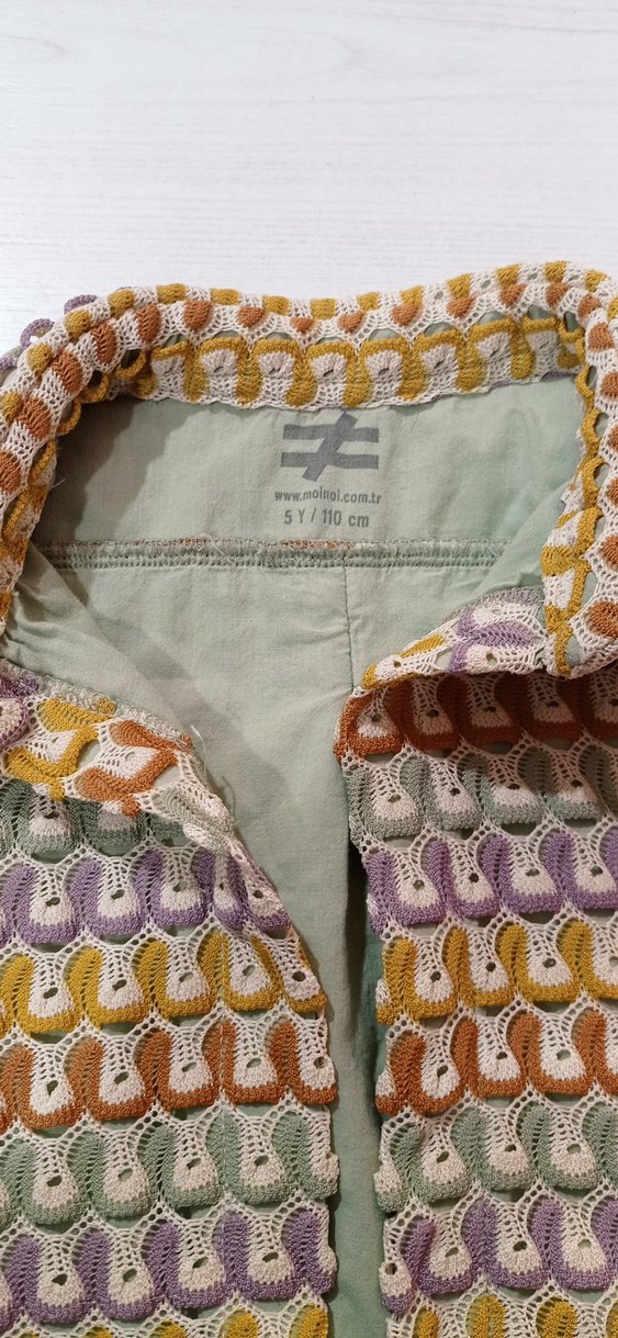 MOİ NOİ Marka 5 Yaş Dantelli Gömlek - Görsel 3