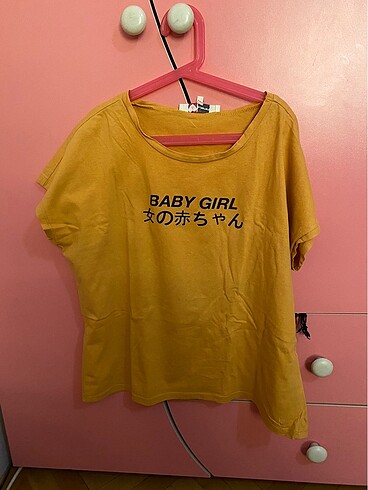 s Beden baby girl japon tişört turuncu