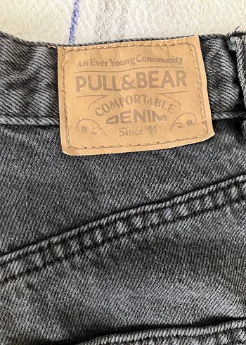 36 Beden Pull&Bear Mom Şort