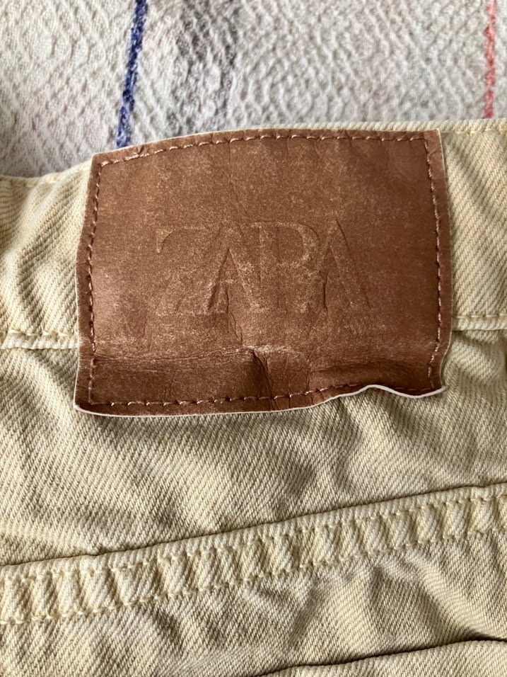 Zara  Kadın Kot Şort - Görsel 4