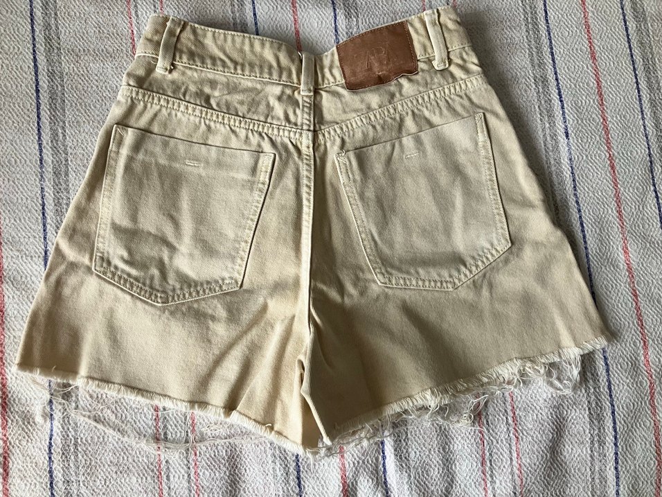 Zara  Kadın Kot Şort - Görsel 3