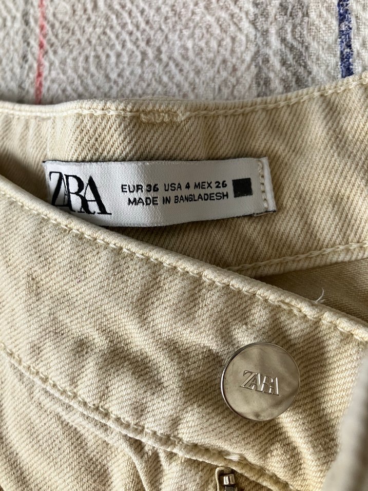 Zara  Kadın Kot Şort - Görsel 2