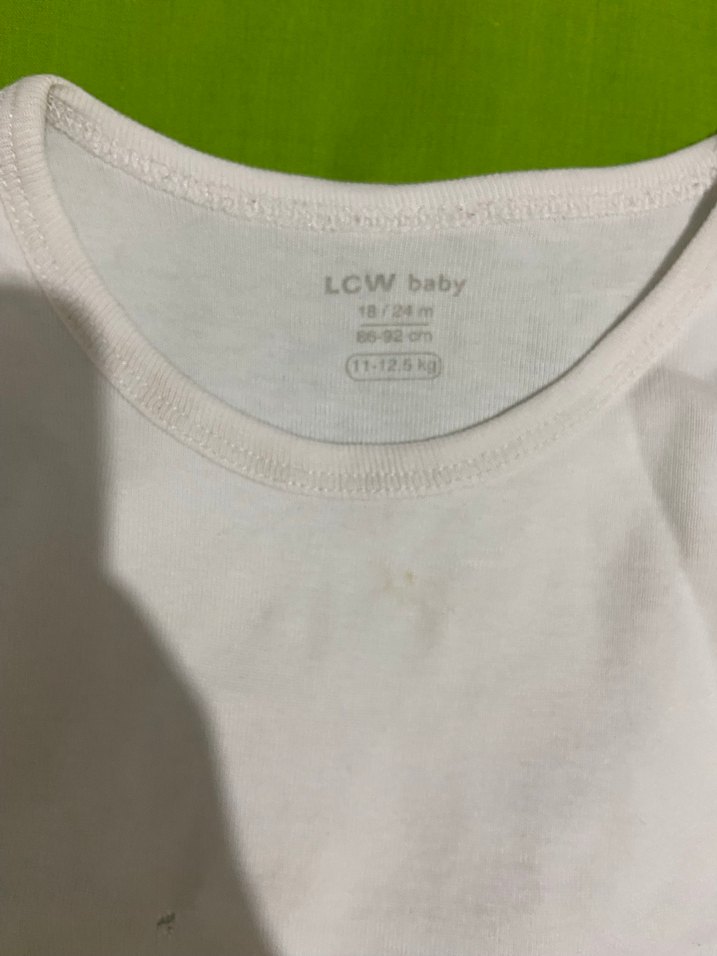 Beyaz Pamuklu Askısız Bebek Body - Görsel 2