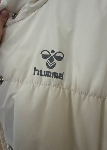 Hummel Beyaz Şişme Mont Kaz tüylü - Görsel 4