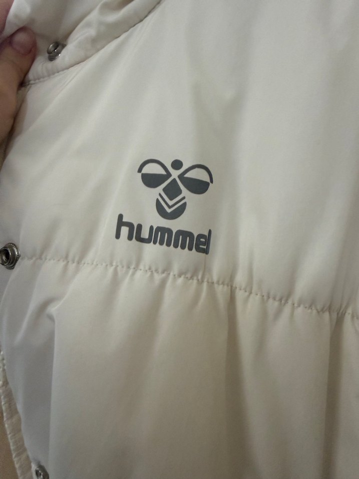 Hummel Beyaz Şişme Mont Kaz tüylü - Görsel 4