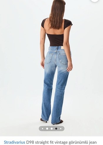 Stradivarius D98  Straight Fit Jean - Görsel 2