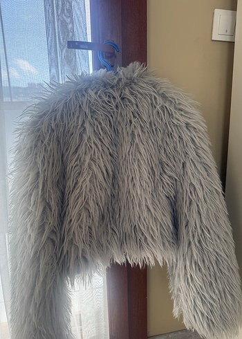 Havoş Gri Peluş Kürk - Görsel 3