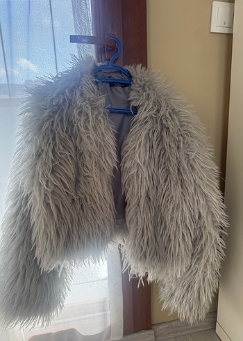 Havoş Gri Peluş Kürk - Görsel 2
