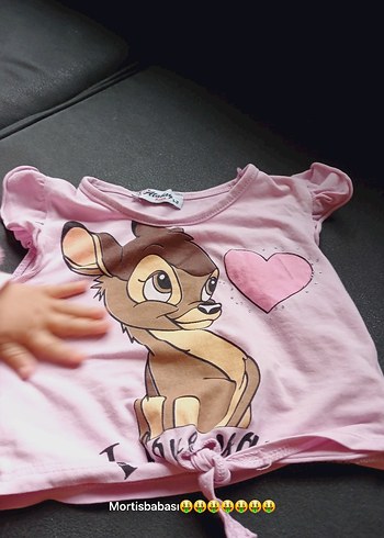 lila üst tişört - Görsel 3