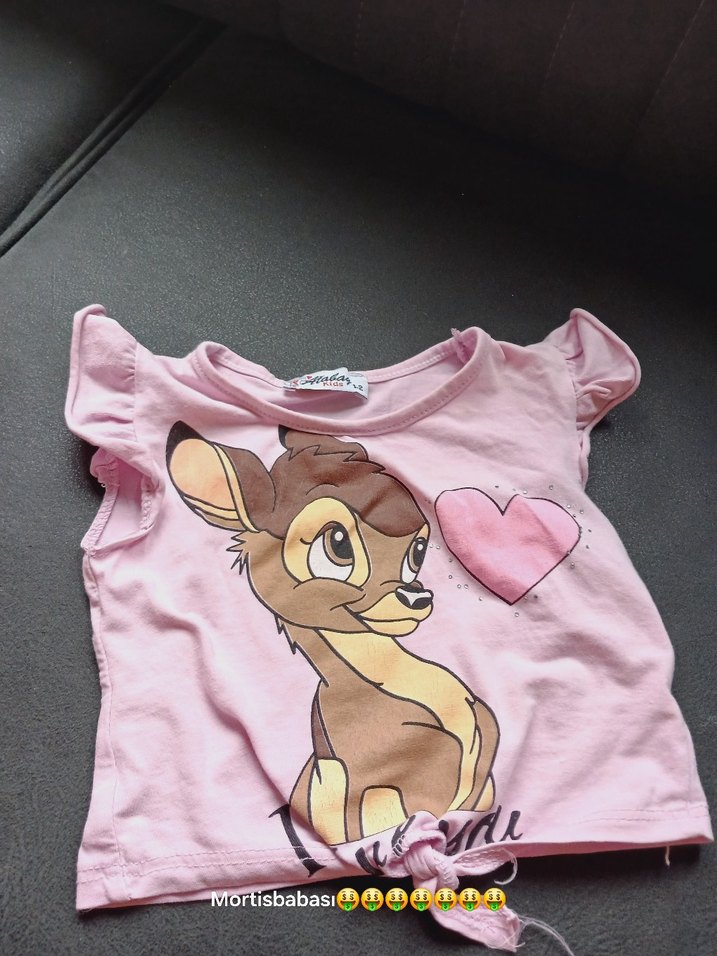 lila üst tişört - Görsel 2