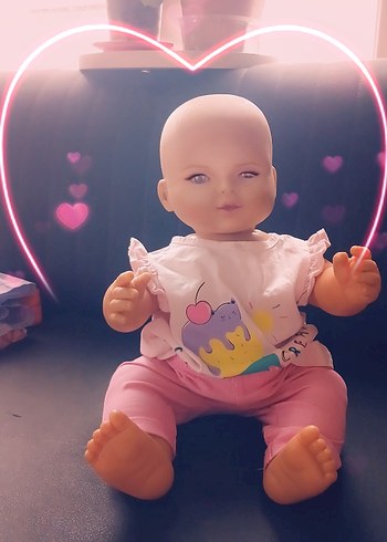 Kız Çocuk Beyaz Straplez Fırfırlı Elbise - Görsel 3