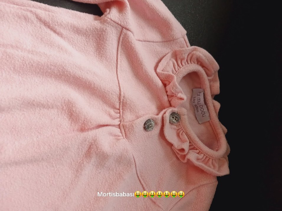 Pembe Renkli Bebek alt üst 3 lü - Görsel 3