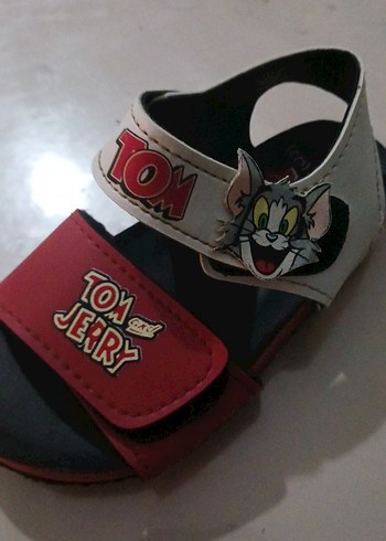 Tom ve Jerry Desenli Kırmızı Erkek Çocuk Sandalet - Görsel 6