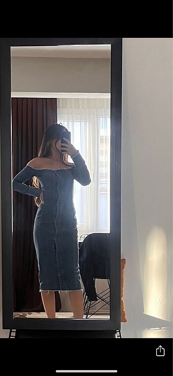 Missguided Kot Denim Elbise