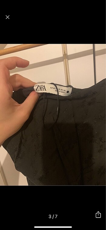 xs Beden Zara midi boy saten