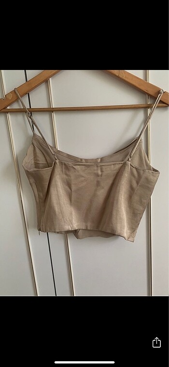 xs Beden Mini korse crop bluz