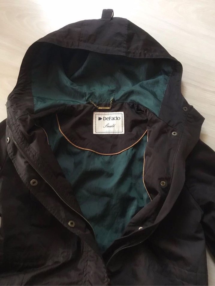 Kahverengi Yağmurluk - Görsel 3