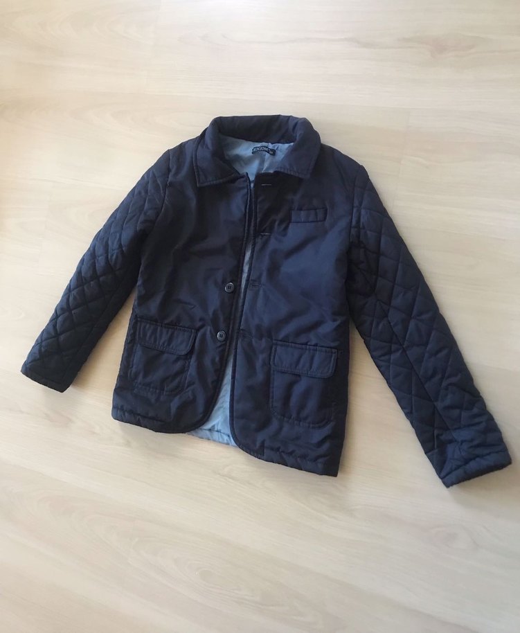 Lacivert Erkek Çocuk Mont 10 Yaş - Görsel 5