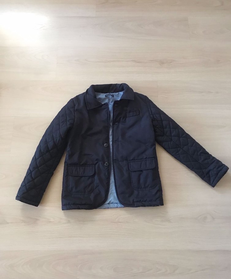 Lacivert Erkek Çocuk Mont 10 Yaş - Görsel 2