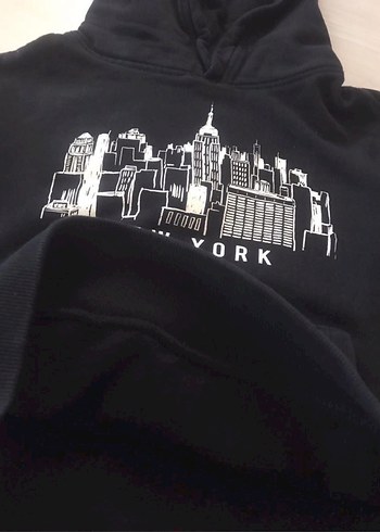 MANGO SİYAH SWEATSHİRT 6 Yaş - Görsel 6