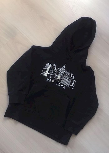 MANGO SİYAH SWEATSHİRT 6 Yaş - Görsel 2