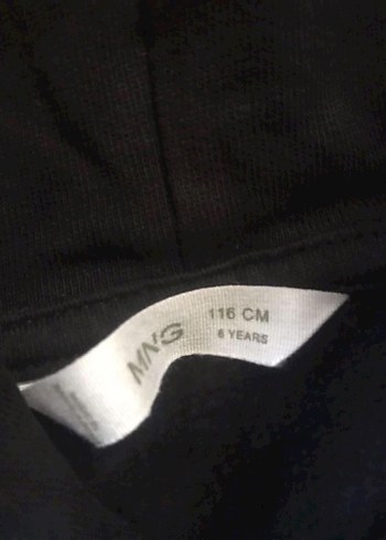 MANGO SİYAH SWEATSHİRT 6 Yaş - Görsel 7
