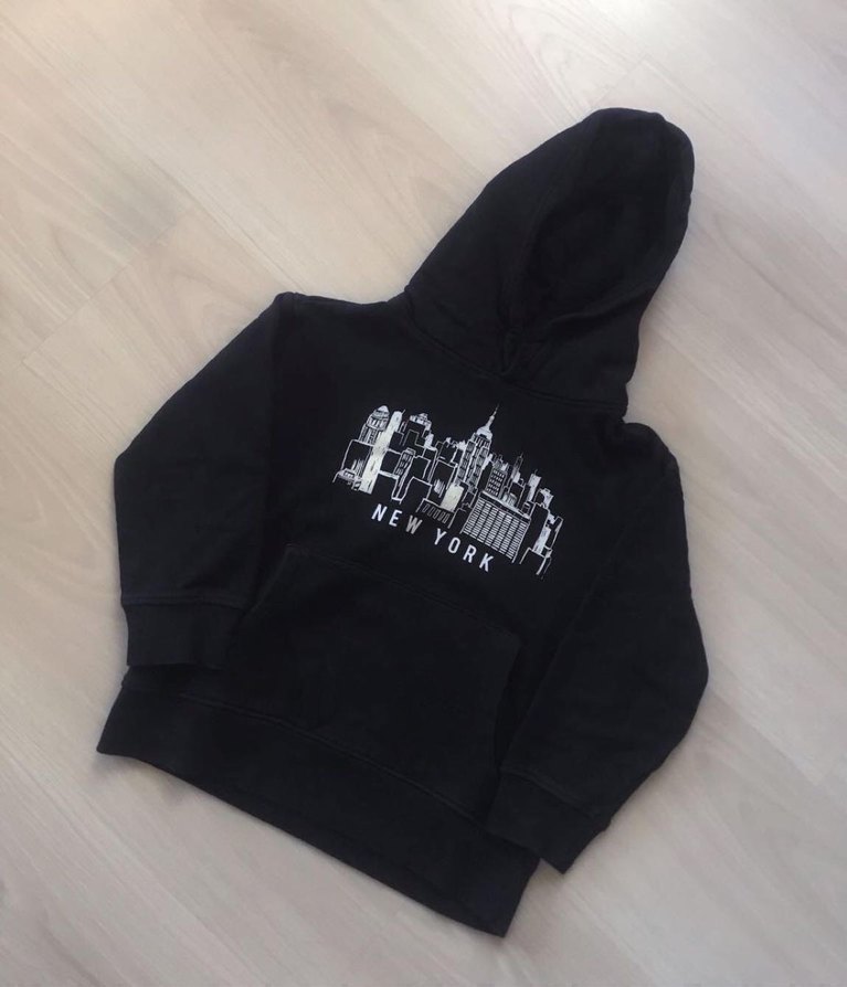 MANGO SİYAH SWEATSHİRT 6 Yaş - Görsel 2